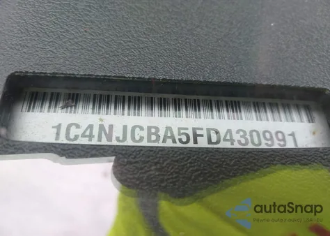 2015 Jeep Compass Sport from USA, damaged, VIN 1C4NJCBA5FD430991